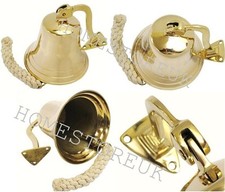 Brass ship bell door - bell, with