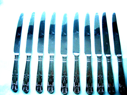 Pair viners silver plate - pair,