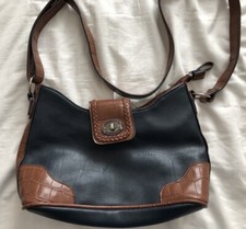 Pavers Navy And Brown Shoulder