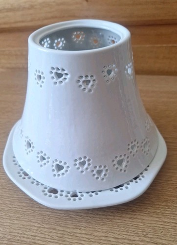 Yankee candle white ceramic - yankee,
