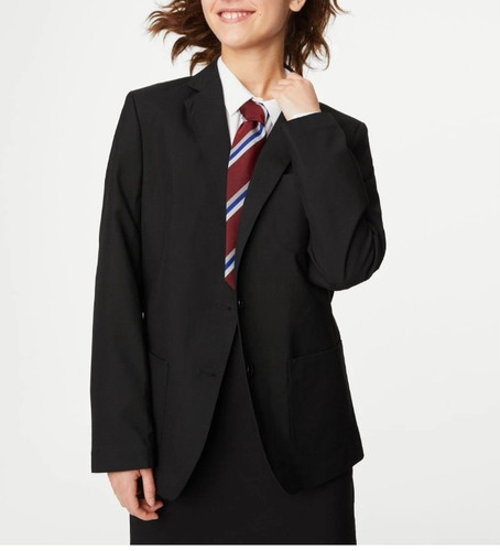 Girls black school blazer - girls,