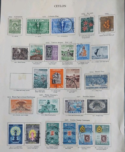 Ceylon good used sheet - ceylon,