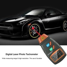 Digital Tachometer Non Contact Laser Photo RPM Tach Meter Motor Speed Gauge UK