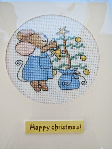 Completed christmas cross - completed,