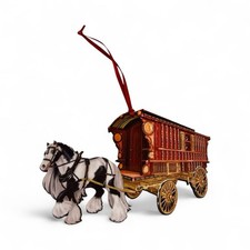 HORSE CHRISTMAS TREE DECORATION COB VANNER DONKEY FESTIVE *FREE POSTAGE*