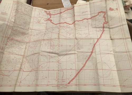 Vintage ww2 plotting map - vintage,