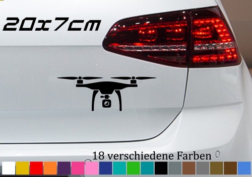 Sticker drone 20x7cm sticker