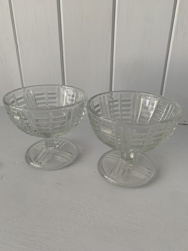 Vintage 1930s pressed glass - vintage,