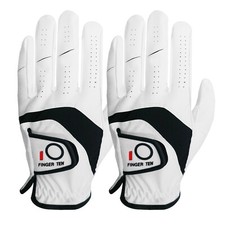 Golf Men Gloves Left Hand Leather Value 2 Pack for Right Handed Golfer S M ML L