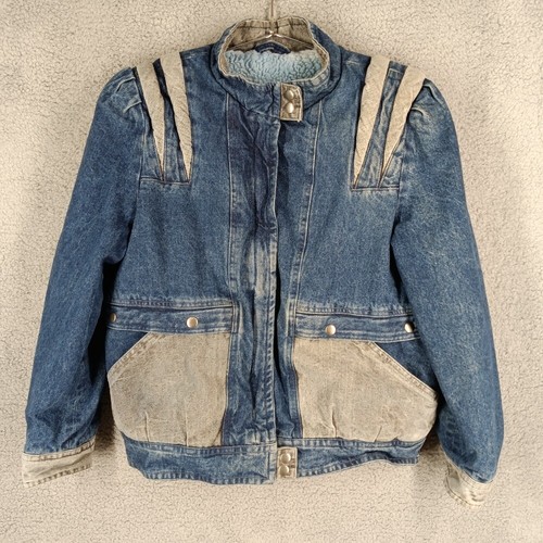 Maine made denim jacket sherpa - made,