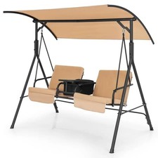 2 Seater Garden Swing Chair w/
