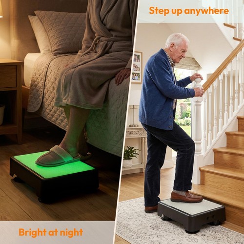 Portable half step stool - half, anti