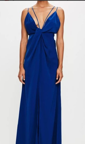 Peace love cobalt blue dress - &,