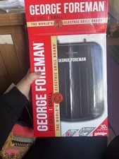 George Forman Lean Mean Fat Reducing Grilling Machine Used Tested 