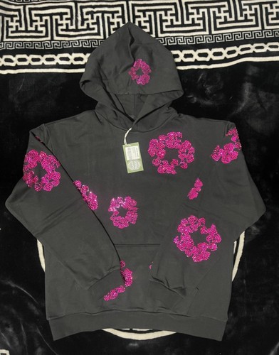 Denim tears cotton hoddie size - cotton,