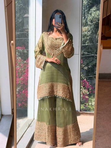 Party wear salwar kameez suit - kameez,
