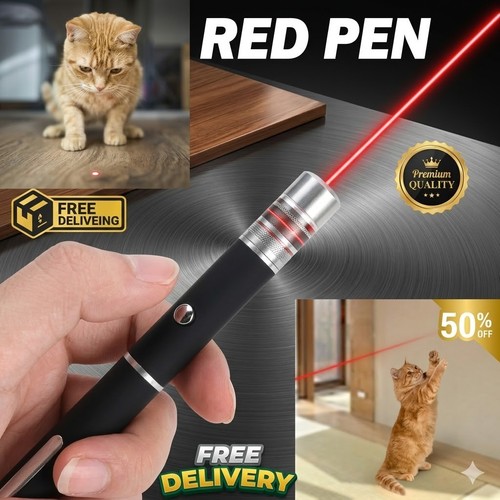 Red laser pointer - red,