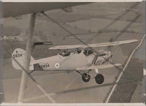 Hawker hart trainer k5834 - hawker,
