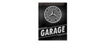 MERCEDES GARAGE  Retro Metal