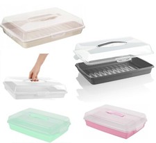 Plastic Cake Box Rectangle