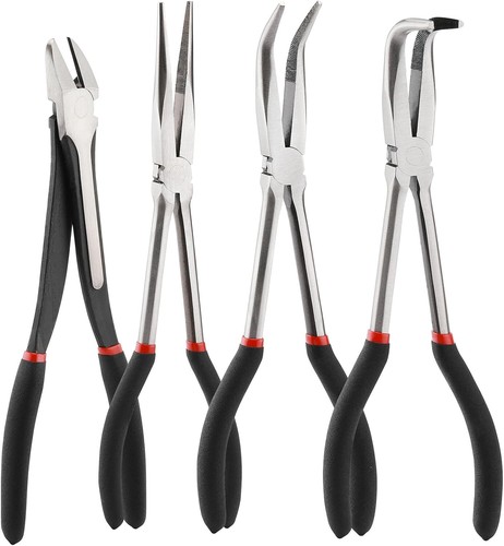 4pcs long reach pliers set - 4pcs,
