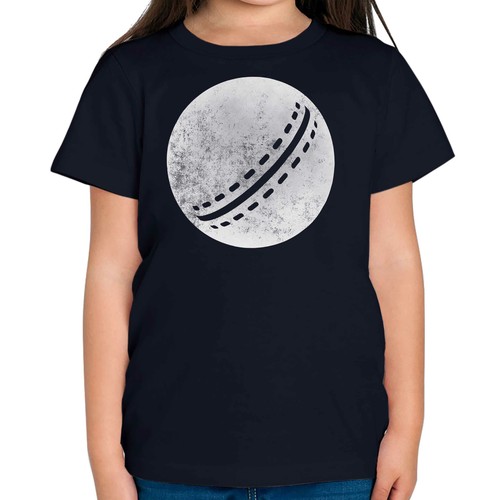 Cricket ball distressed print - cricket,