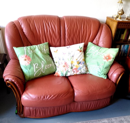Sofa set piece rust - sofa, 3