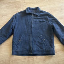 Men’s Hackett Coat Size Medium Navy Designer Jacket Harrington Style