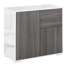 HOMCOM Side Cabinet with 2