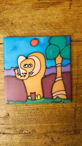 Original hand painted folk art - original,