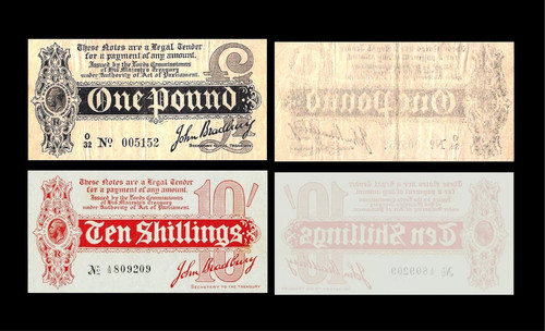 Shillings 1 pound george - 10,