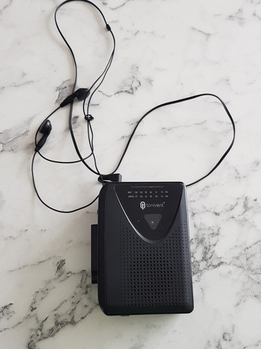 Tonivent black walkman stereo - walkman,