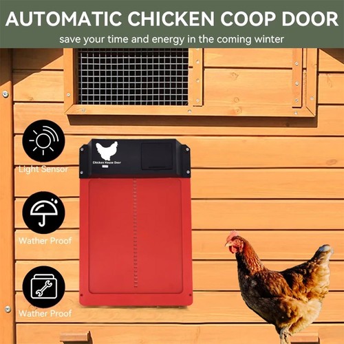 Automatic chicken coop door - automatic,