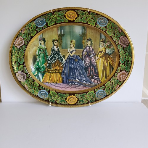 Daher decorated ware tin oval - ware,tin,