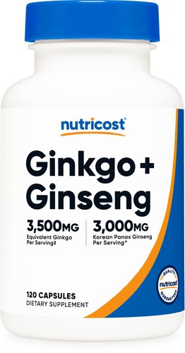 Nutricost ginkgo ginseng - nutricost,