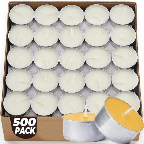 100x tea light candle - light,