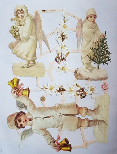 Vintage style christmas angel - vintage,