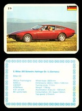 1 x info card Bitter CD car -