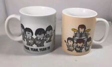 2 x  "THE BEATLES" FAB 4  WESCO LTD  WEENICONS MUGS - COFFEE TEA MUGS 