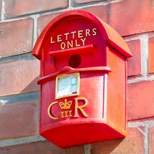 Post Box Bird House Letter Box Wall Hanging Birds Nest Garden Wildlife Nesting