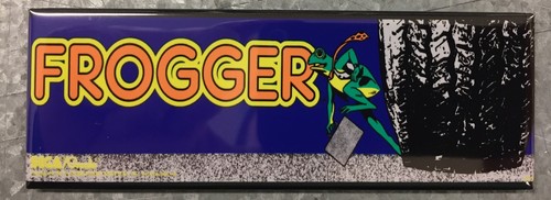 Frogger arcade game marquee - frogger,