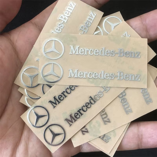 Pcs mercedes benz aluminium - 10,