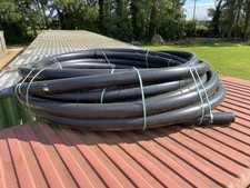 130m x 160MM BLACK PE PIPE SDR17 10 BAR RATING - new in 2016 but un-used