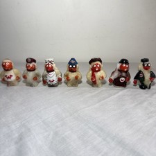 Vintage Wombles Plastic Pencil Topper Toys X 7 