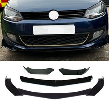 Gloss Black Front Bumper Lip