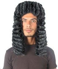 Colonial Black Judge Wig |