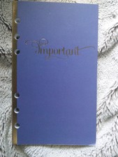 Recollections Day Planner 6 Ring Binder “Important” insert