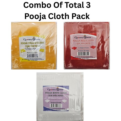 Combo pack pooja cloth - combo, red