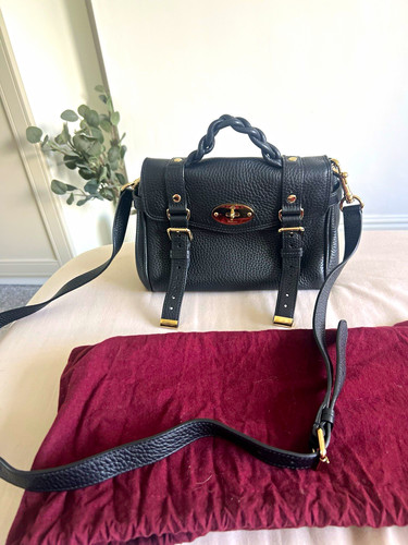 Mulberry alexa black pebbled - mulberry,