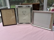 Lot of 3 Picture Photo Frames - Various Styles and Colours.